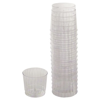 WNA WNA RSCCR91516 9 oz Classicware Rocks Glass Plastic Tumblers - Clear (240/Carton)