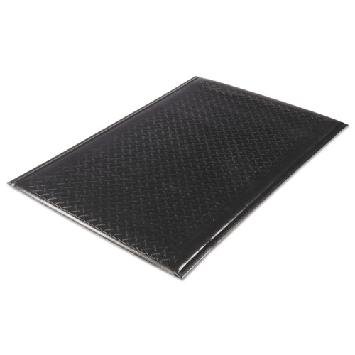 Just Launched | Guardian 24030501DIAM Soft Step 36 in. x 60 in. Supreme Anti-Fatigue Floor Mat - Black image number 0