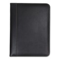 Notebooks & Pads | Samsill 71710 8-1/2 in. x 11 in. Contrast Stitch Leather Padfolio Leather - Black image number 0