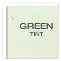 Notebooks & Pads | TOPS 35500 8.5 in. x 11 in. (5 sq/in., 1 sq/in.) Cross-Section Quadrille Rule Engineering Computation Pads - Green Cover (100 Sheets/Pad) image number 5