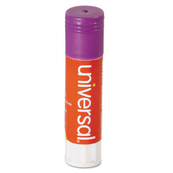 Universal UNV74748VP 0.28 oz. Dry-Clear Glue Sticks - Purple (30/Pack)