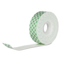 Packing Tapes | Scotch 314S-MED 1 in. x 125 in. 15 lbs. Capacity Permanent High-Density Foam Mounting Tape - White (1-Roll) image number 1