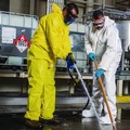 Safety & First Aid | Ansell KCC 00682 A70 Chemical Spray Protection Coveralls - Medium/Yellow (12/Carton) image number 3