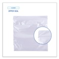  | Boardwalk BWKSANDWICHBAG 1.15 mil 6.5 in. x 5.8 in. Reclosable Food Storage Sandwich Bags - Clear (500/Box) image number 8