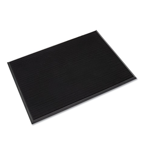 Just Launched | Crown MA FG62BK Mat-A-Dor 36 in. x 72 in. Rubber Entrance/Antifatigue Mat - Black image number 0
