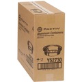 Food Trays, Containers, and Lids | Pactiv Corp. Y52730 7 in. Diameter x 1.53 in. h 24 oz Aluminum Take-Out Container - Silver (250/Carton) image number 1