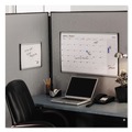 White Boards | Quartet ARC1411 ARC Frame Cubicle Magnetic 14 in. x 11 in. Dry Erase Board - White/Silver image number 3