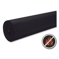 Arts & Crafts Supplies | Pacon P101209 36 in. x 1000 ft. 40 lb Cover Weight Decorol Flame Retardant Art Rolls - Black (1-Roll) image number 3