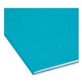 File Folders | Smead 13143 1/3-Cut Tabs Assorted Letter Size 0.75 in. Expansion Colored File Folders - Teal (100/Box) image number 4