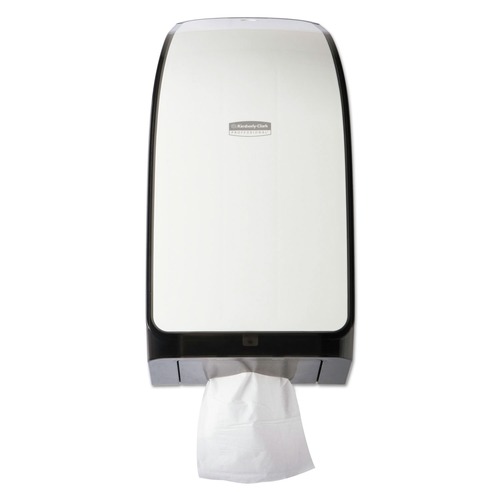 Toilet Paper | Scott 40407 7.38 in. x 6.38 in. x 13.75 in. Hygienic Bathroom Tissue Dispenser - White (1/Carton) image number 0