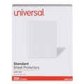Sheet Protectors | Universal UNV21122 8-1/2 in. x 11 in. Standard Sheet Protector - Clear (200/Box) image number 6