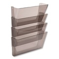 Desktop Organizers | Deflecto 73402 DocuPocket 13 in. x 4 in. 4 Sections Letter Size Stackable Four-Pocket Wall File - Smoke image number 2