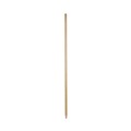 Brooms | Boardwalk BWK137 Heavy-Duty Threaded End Lacquered Hardwood 1.13 in. Diameter x 60 in. Broom Handle - Natural image number 0