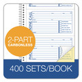 Notebooks & Pads | TOPS 74620 Second Nature 5 in. x 2.75 in. Two-Part Carbonless Phone Call Book - White image number 2