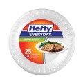 Bowls and Plates | Hefty D2-1029 10.25 in. Diameter Plate Foam Soak Proof Tableware - White (10/Carton) image number 1