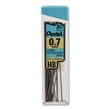 Pencils | Pentel C257BPHB6 0.5 mm/0.7 mm Super Hi-Polymer HB Lead Refill Value Pack - Black (6/Pack) image number 2