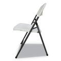  | Alera ALEFR9402 18.19 in. Seat Height 225 lbs. Capacity Molded Resin Folding Chair - White (4/Carton) image number 2