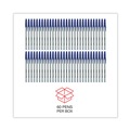 Pens | Universal UNV15614 1 mm Medium Blue Ink Stick Ballpoint Pens (60/Pack) image number 4