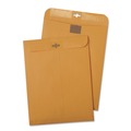 Envelopes & Mailers | Quality Park QUA43468 Postage Saving ClearClasp 6 x 9 Cheese Blade Flap Envelope - Brown Kraft (100/Box) image number 0
