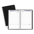Notebooks & Pads | AT-A-GLANCE G100-00 8.5 in. x 5.5 in. 12-Month (Jan to Dec): 2026 DayMinder Daily Appointment Book - Black Cover image number 1