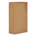Food Service | Ross & Wallace Paper Products 130306500PK/BL 5.88 in. x 3.63 in. x 11 in. #6 Size Extra-Heavy-Duty Grocery Paper Bags - Kraft (500/Bundle) image number 0