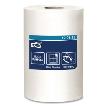 Tork 120133 Advanced 1-Ply 8.25 in. x 11.8 in. Centerfeed Hand Towels - White (6/Carton)