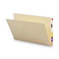 File Folders | Smead 27250 Straight Tabs Legal Size 0.75 in. Expansion Extended End Tab Folders - Manila (100/Box) image number 1