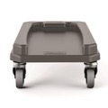 Trash & Waste Bins | Suncast Commercial TCNDOLLY 11.88 in. x 20.78 in. x 6.18 in. 23-Gallon Resin Slim Trash Can Dolly - Gray image number 0