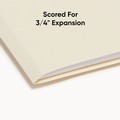 File Folders | Smead 10334 0.75 in. Expansion Reinforced 1/3-Cut Tab 11-pt Manila File Folders - Letter Size/Manila (100/Box) image number 4