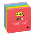 Notebooks & Pads | Post-it Notes Super Sticky 654-5SSAN 3 in. x 3 in. Pads in Playful Primary Collection Colors (5 Pads/Pack) image number 1