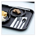 Cutlery | Boardwalk BWKKNIHWPSBIW Heavyweight Wrapped Polystyrene Knife - Black (1000/Carton) image number 6