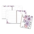 Notebooks & Pads | AT-A-GLANCE 1134905 12-Month (Jan to Dec): 2026 11 in. x 8.5 in. Floral Artwork Mina Weekly/Monthly Planner - White/Violet/Peach Cover image number 1