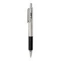 Pens | Zebra 29212 F-402 Fine 0.7 millimeter Retractable Ballpoint Pen - Black Ink/Stainless Steel/Black Barrel (2/Pack) image number 2