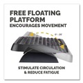 Just Launched | Fellowes Mfg Co. 48121 17.63 in. x 13.13 in. x 3.75 in. Standard Adjustable Footrest - Graphite image number 6