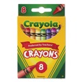 Arts & Crafts Supplies | Crayola 523008 Classic Color Crayons (8/Box) image number 2