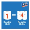Toilet Paper | Scott 54245 ComfortPlus 1-Ply Septic Safe Mega Roll Toilet Paper - White (24/Carton) image number 3