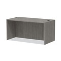 Office Desks & Workstations | Alera ALEVA216030GY 59.13 in. x 29.5 in. x 29.63 in. Valencia Series Straight Front Desk Shell - Gray image number 2