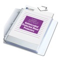 Back to School Sale | C-Line 62033 3-Hole Punched 8.5 in. x 11 in. Insert Heavy-Duty Polypropylene Sheet Protectors with Antimicrobial Protection - Clear (100/Box) image number 2
