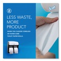 Toilet Paper Dispensers | Scott 44518 11.25 in. x 6.31 in. x 12.75 in. Pro High Capacity Coreless SRB Tissue Dispenser - Black (1/Carton) image number 4