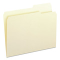 File Folders | Smead 10385 0.75 in. Expansion 2/5-Cut Tab Guide Height Systems File Folders - Letter Size/Manila (100/Box) image number 3