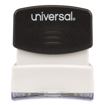 STAMPS AND STAMP SUPPLIES | Universal UNV10069 Pre-Inked RUSH Message Stamp - Red