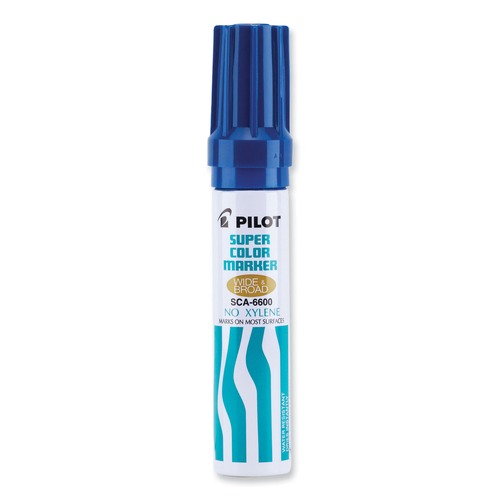 Permanent Markers | Pilot 45200 Jumbo Refillable Permanent Marker with Broad Chisel Tip - Blue image number 0