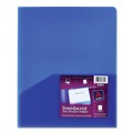 Report Covers & Pocket Folders | Avery 47811 20-Sheet Capacity 11 in. x 8.5 in. Plastic Two-Pocket Folder - Translucent Blue image number 0