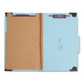 File Folders | Smead 65165 2 Dividers Legal Size FasTab Hanging Pressboard Classification Folders - Blue image number 1