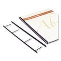 Back to School Sale | GBC 9741631P 200 Sheet Capacity VeloBind Reclosable Spines - Blue (25/Pack) image number 2