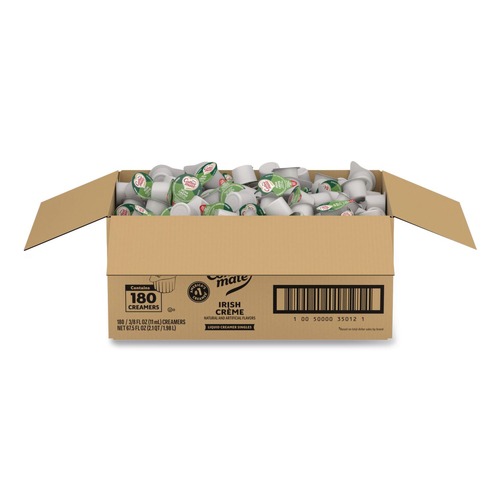 Condiments | Coffee-Mate 08506985 0.38 oz Mini Cups Bulk Liquid Coffee Creamer - Irish Cream (180/Carton) image number 0