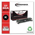 Back to School Sale | Innovera IVRF280AM 2700 Page-Yield Remanufactured  MICR Toner Replacement for 80AM (CF280AM) - Black image number 1