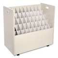 Office Filing Cabinets & Shelves | Safco 3083 30.25 in. x 15.75 in. x 29.25 in. 50 Compartments Laminate Mobile Roll Files - Putty image number 0