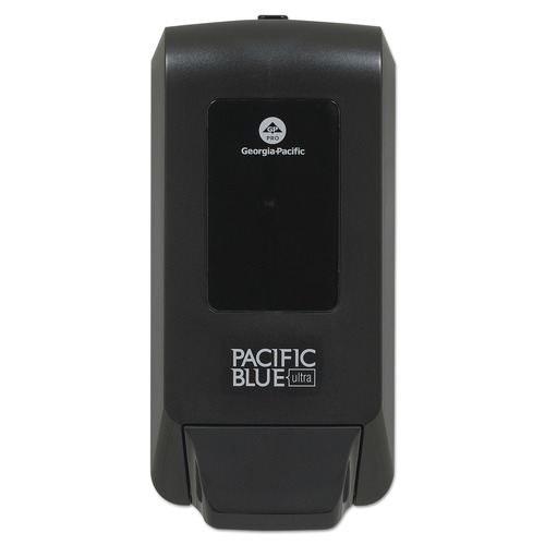 Skin Care & Hygiene | Georgia Pacific Professional 53057 Pacific Blue Ultra 5.6 in. x 4.4 in. x 11.5 in. 1200 mL Refill Soap/Sanitizer Dispenser - Black (1/Carton) image number 0