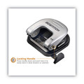 Staple Punches | PaperPro 2310 20-Sheet EZ Squeeze 2-Hole Punch - Black/Silver image number 2